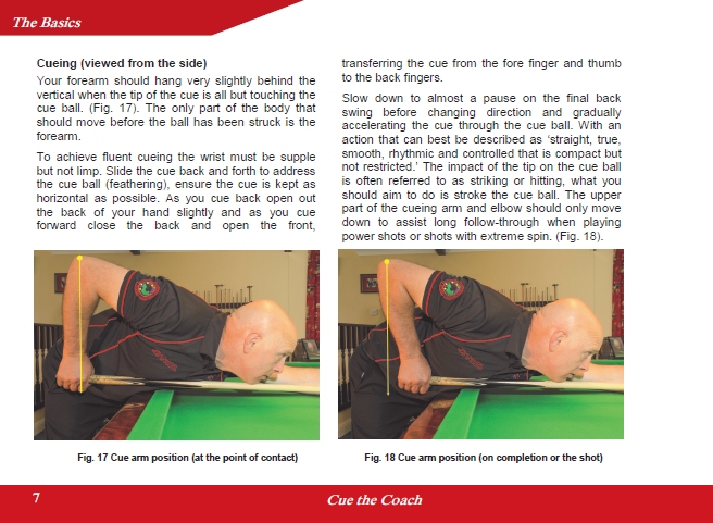 Cue The Coach book Sample Page 2