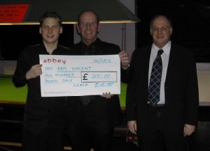 Fundraising Kris Vincent England Team 2005