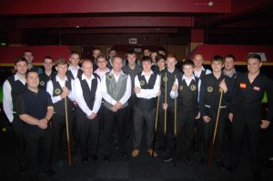 Gold Waistcoat Tour Event 1 Players 2012-13