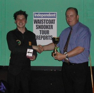 Gold Waistcoat Tour Event 1 Winner 2005-6