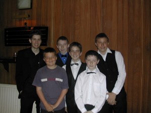 Bronze Waistcoat Finals Day Some of the Plymouth Players 2003-04