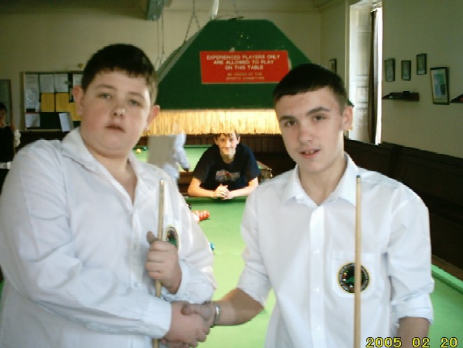 Bronze Waistcoat Tour Redruth Event 4 Players 2004-05