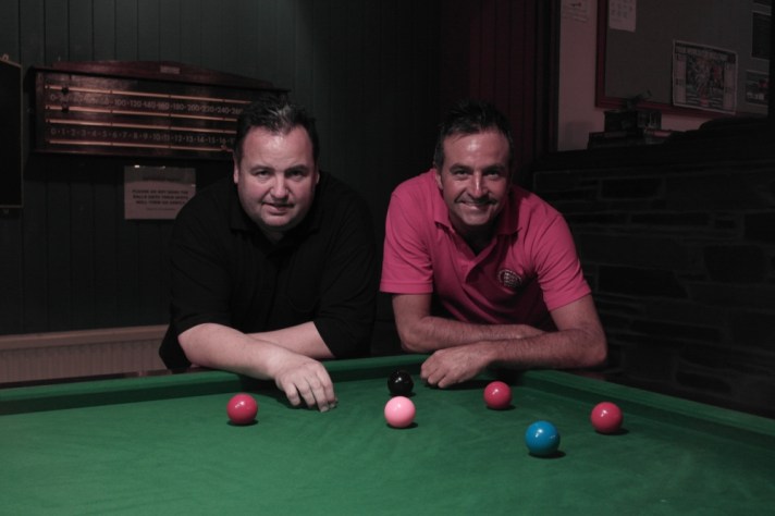 Steve Downing & Eddie Manning WOE Open Snooker Finalists 2015