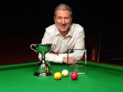 WOE Open Billiards Winner - Dave White 2016-17