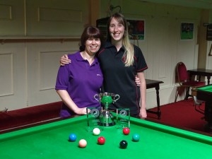 Ladies Snooker Open Finalists - Stacey Graham & Sophie 2017