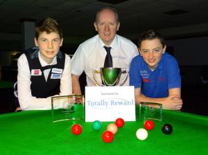Bronze Snooker Open Finalists with Tournament Sponsor 2017-18