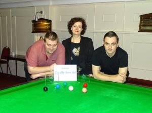 Gold Series Event 2 Finalists with Sponsor - Andy Symons & Haydon Pinhey 2017-18