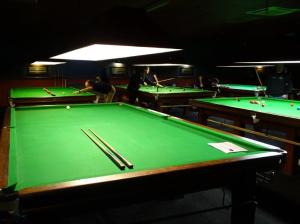 Trick Shot table ready for challengers