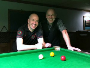 WOE Open Billiards Plate Finalists - Steve Brookshaw & Graham Ward 2017-18