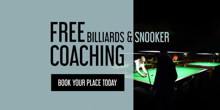 Free Billiards & Snooker Coaching 2018