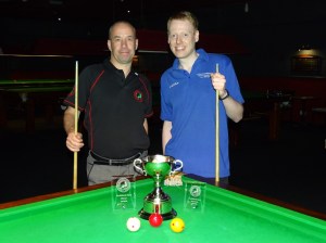 WEBSF Billiards Open Finalist 2018-19 - Steve Brookshaw winner & Ryan Mears Runner-up