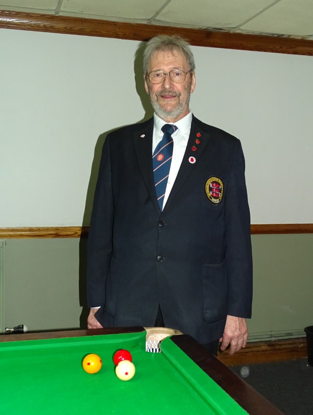 WOE Open Billiards Referee - David Cook 2018-19