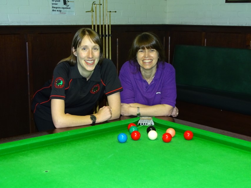 WEBSF Ladies Snooker Open Plate Finalists - Sophie Gibbs-Nicholls (Winner) & Stacey Graham (Runner-up) 2019