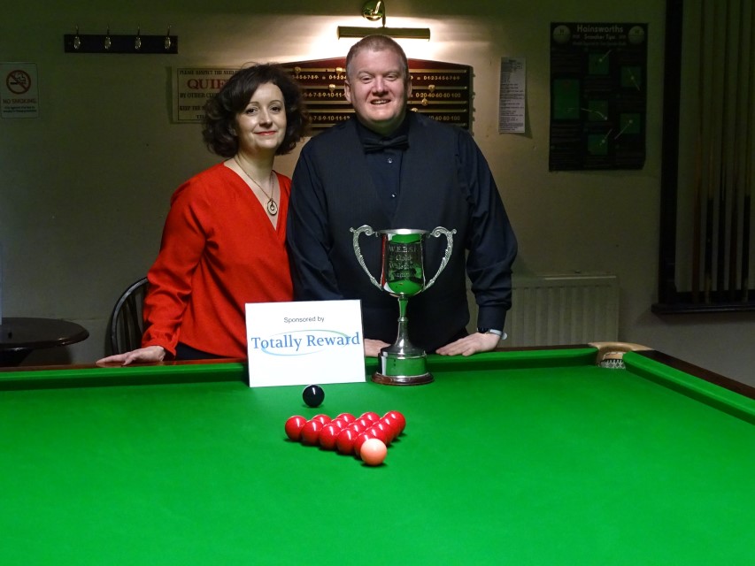 Gold Series Overall Winner Alan Tunney 2018-19 With Totally Reward Sponsor