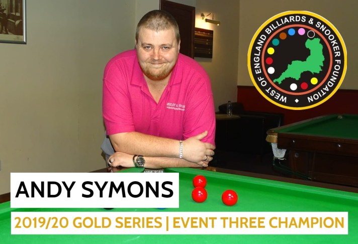 Gold Series Event 3 Winner - Andy Symons