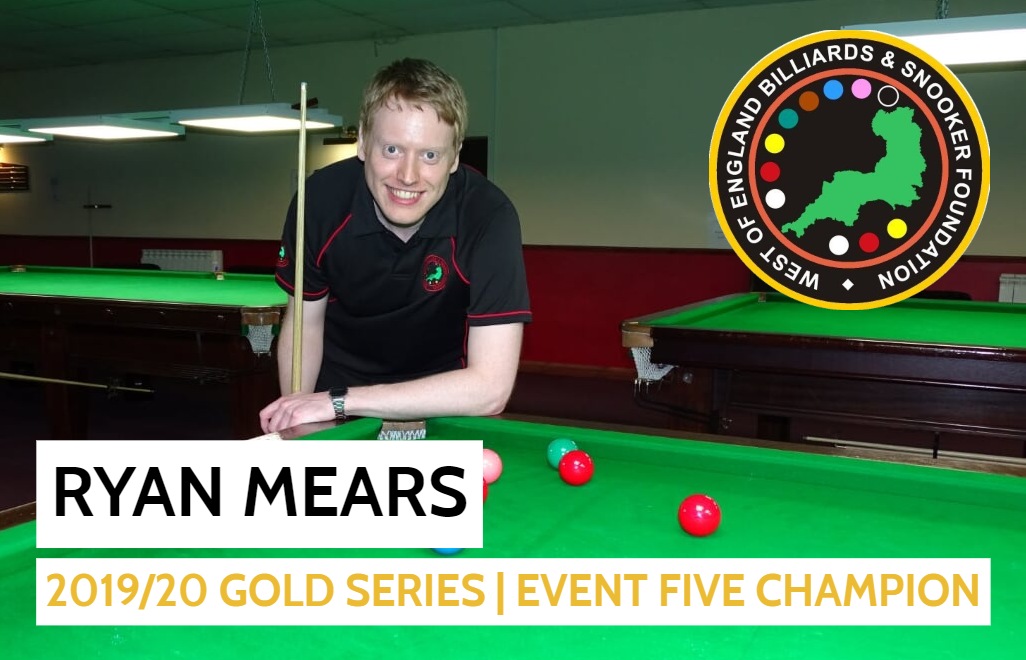 Gold Series - Event 5 Winner - Ryan Mears 2019-20